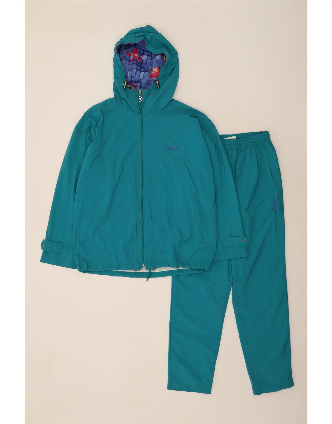 Tuta intera oversize con cappuccio da donna Diadora UK 14 blu medio in poliammide