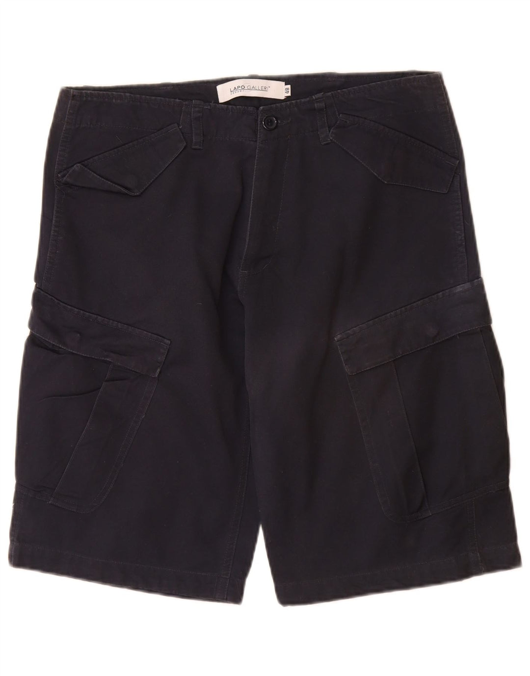 Pantaloncini cargo da uomo Lapo Galleri IT 48 Medium W32 Blu Navy Cotone