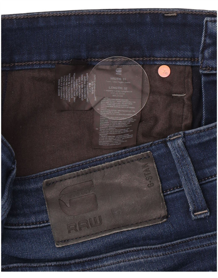 Jeans slim da uomo G-Star 3301 W31 L32 cotone blu