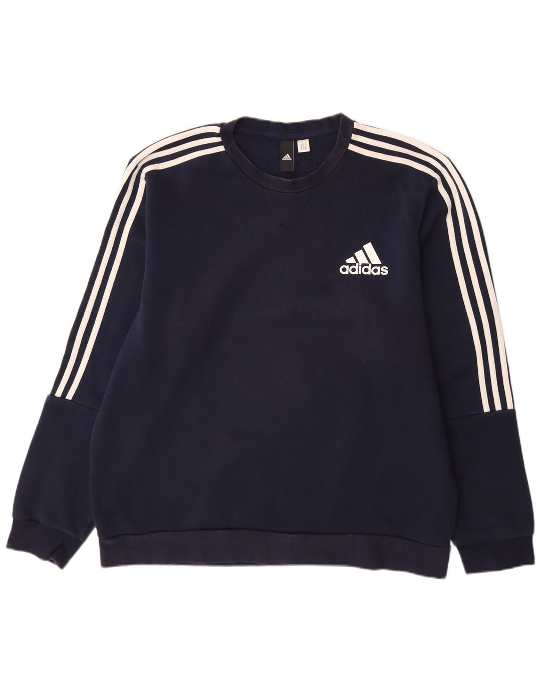 Felpa da uomo ADIDAS maglione grande blu navy