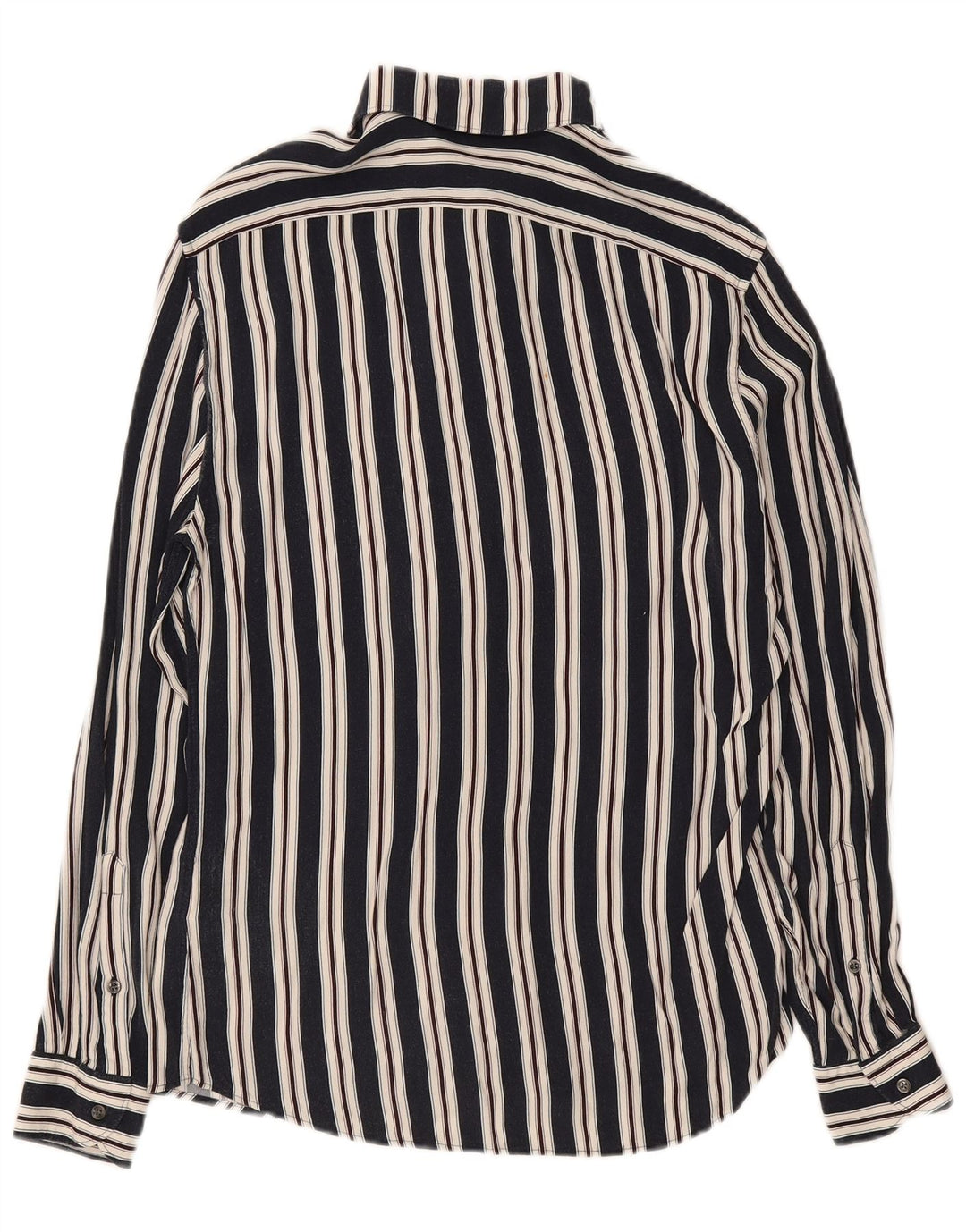 Camicia Uomo Reiss in Viscosa Rigata Media Blu Navy