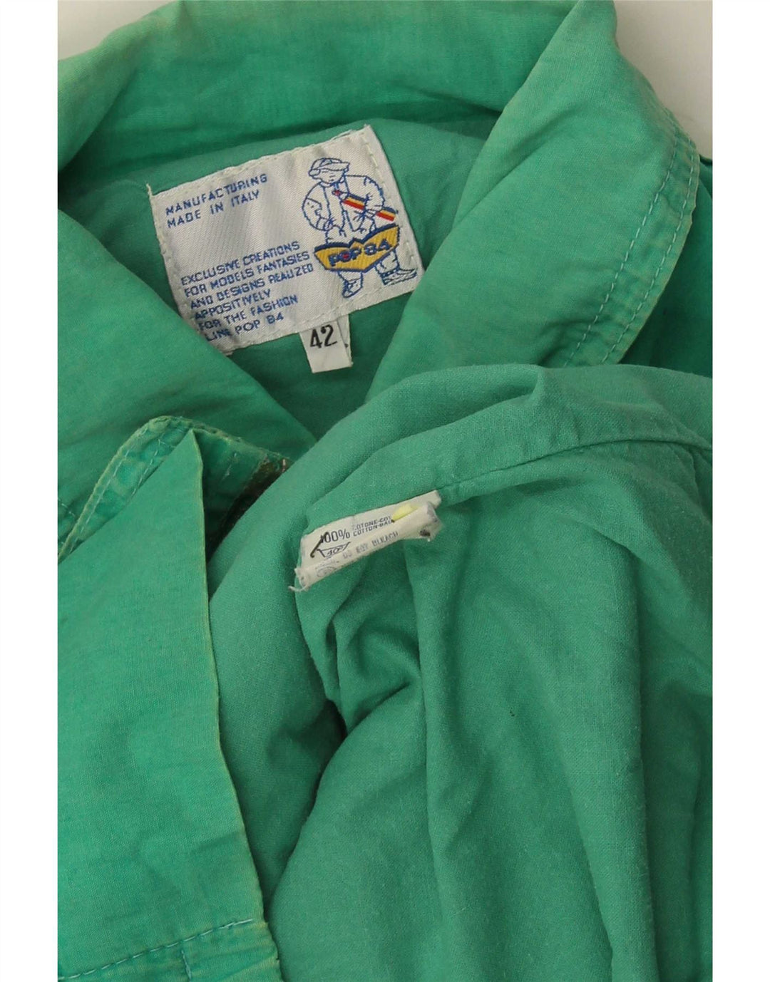Giubbotto bomber uomo POP 84 IT 42 XL Cotone verde