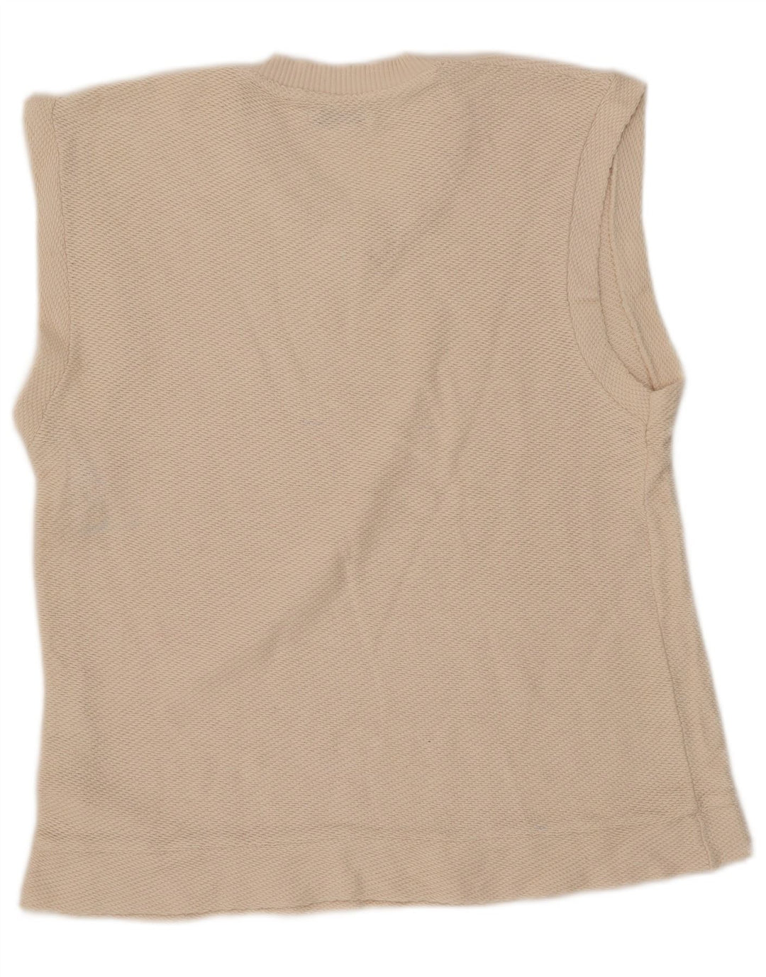 Canottiera da uomo Zara Canottiera media in cotone bianco sporco