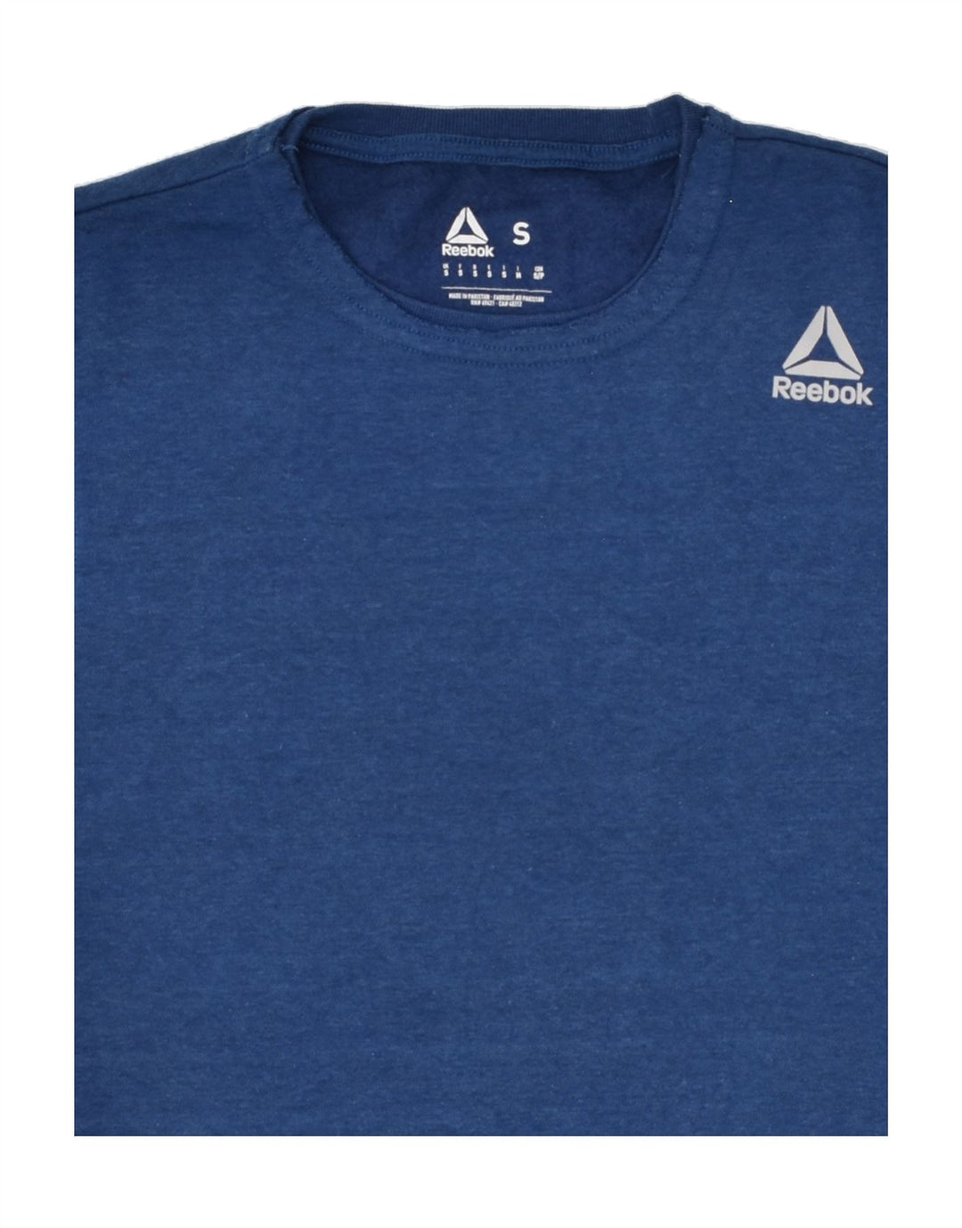 REEBOK Mens Sweatshirt Jumper Small Navy Blue Cotton Vintage Reebok and Second-Hand Reebok from Messina Hembry 