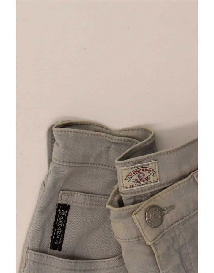 Pantaloni casual slim da donna Armani W26 L27 Grigi