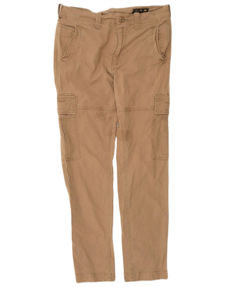 Pantaloni cargo slim da uomo Superdry W30 L32 in cotone beige