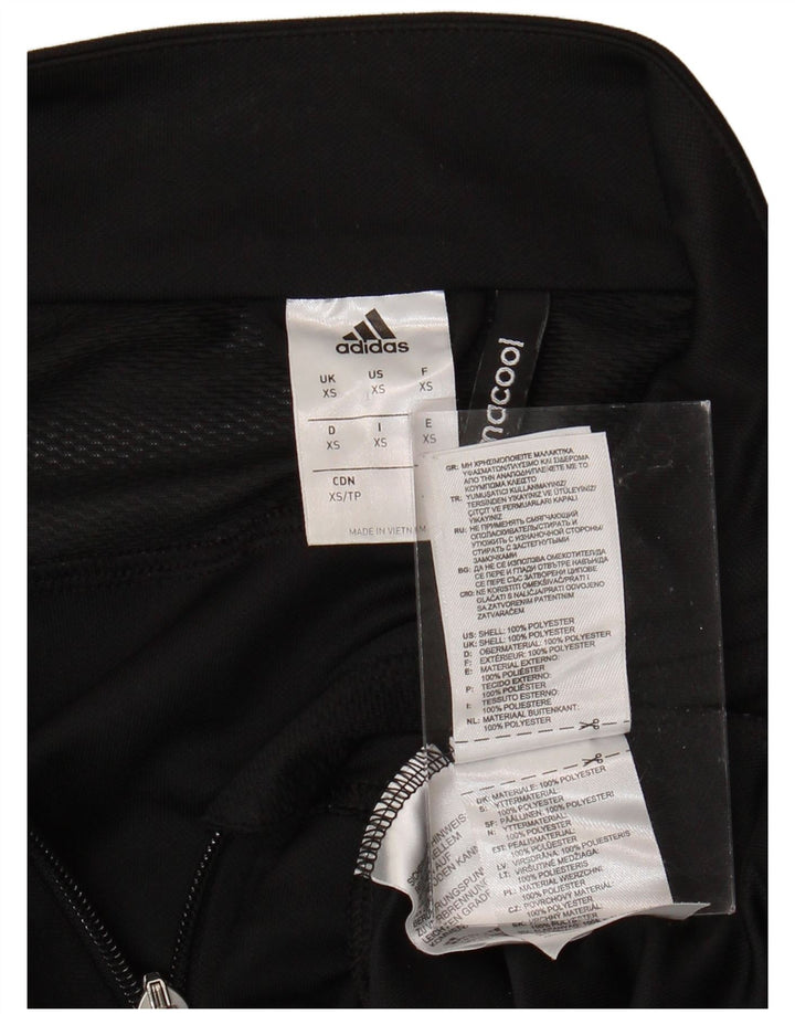 ADIDAS Mens Climacool Tracksuit Top Jacket XS Black Polyester