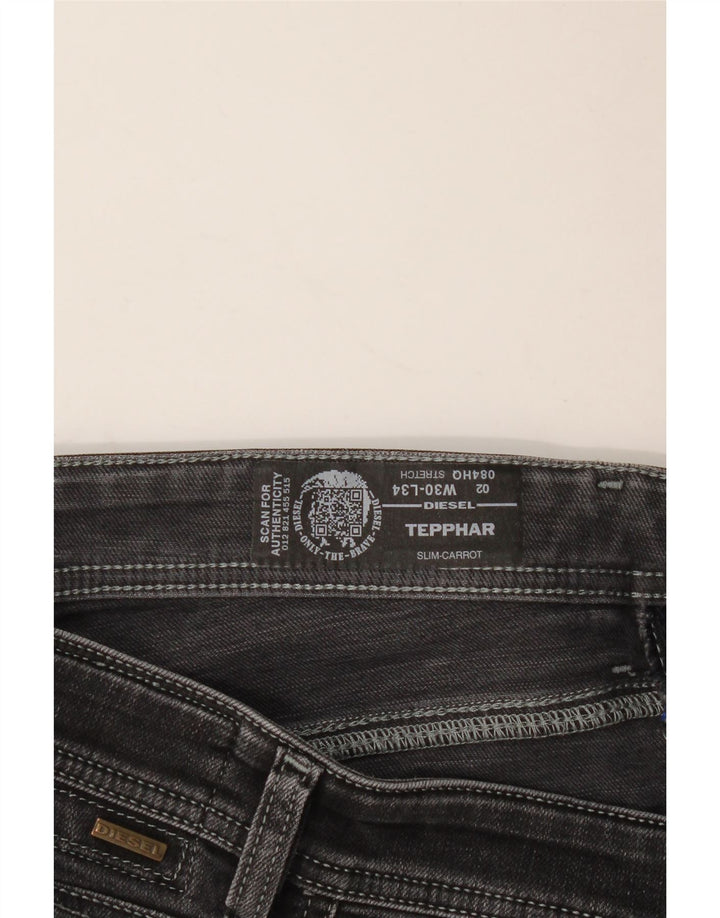 DIESEL Jeans slim da uomo Tepphar Carrot W30 L31 neri