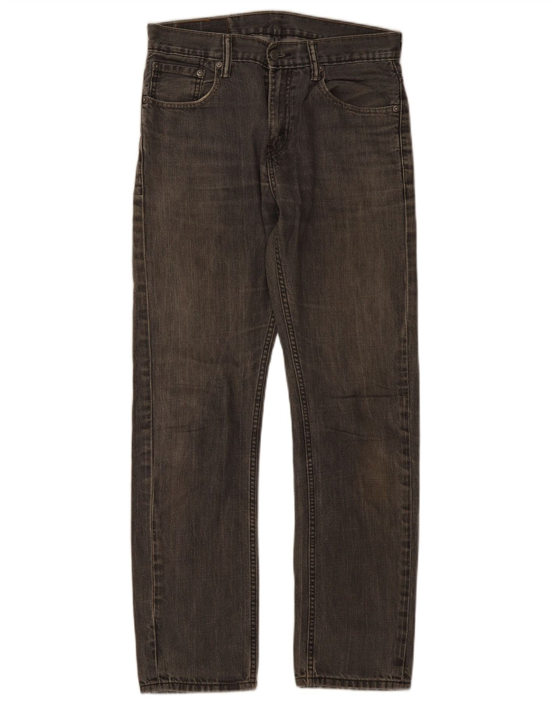 Levi's Uomo 513 Jeans dritti W30 L30 Cotone grigio