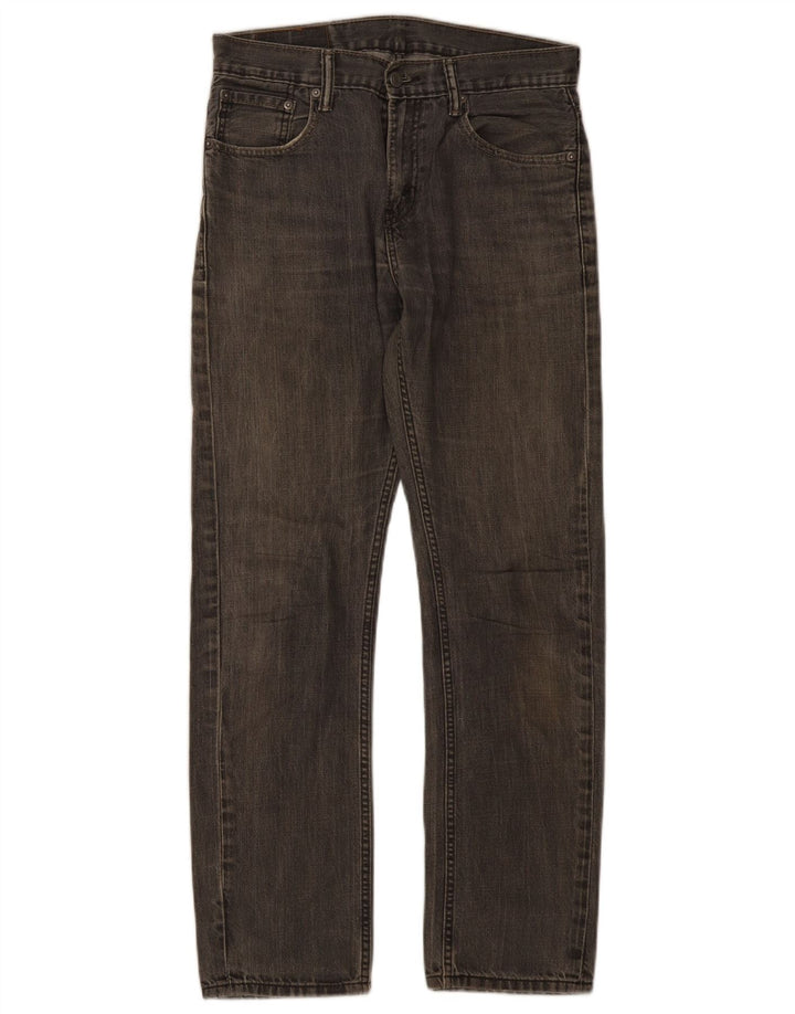 Levi's Uomo 513 Jeans dritti W30 L30 Cotone grigio