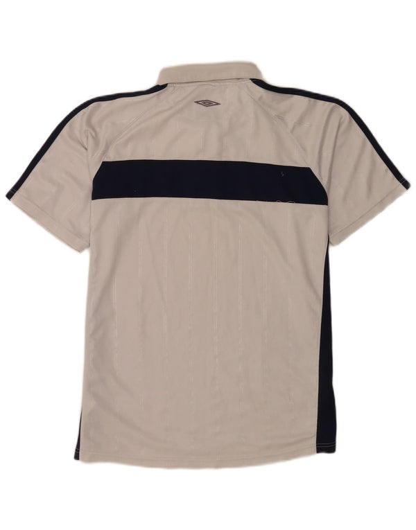 Polo Umbro da uomo color block bianco medio