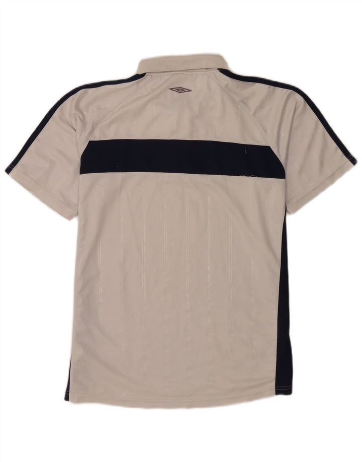 Polo Umbro da uomo color block bianco medio