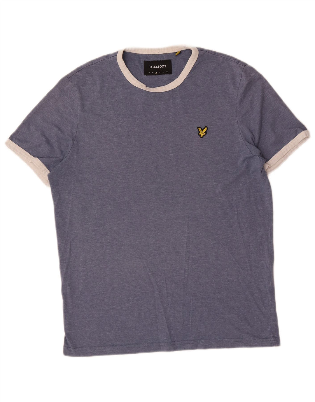T-shirt da uomo Lyle & Scott Top in poliestere blu medio