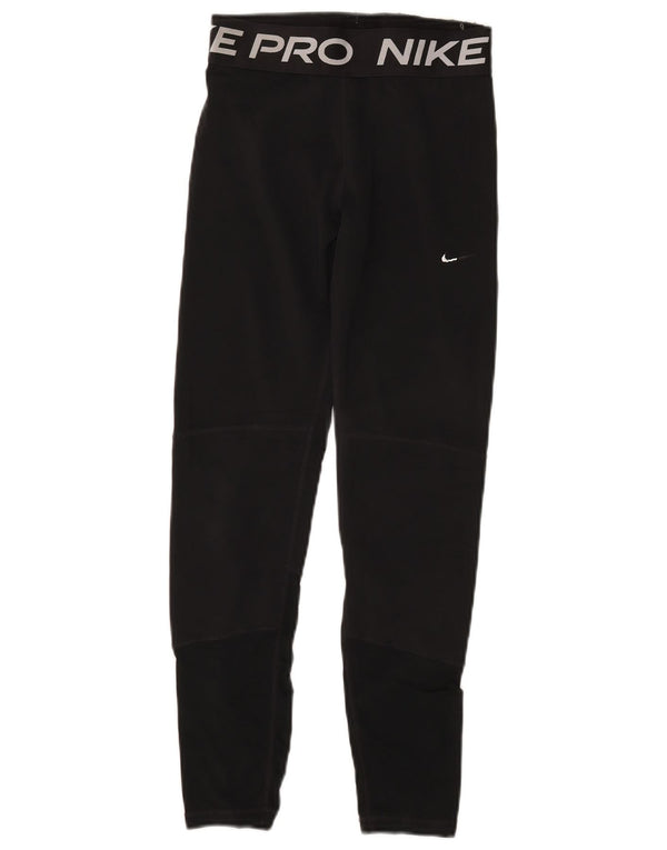 Leggings grafici Nike per ragazze 13-14 anni in poliestere nero