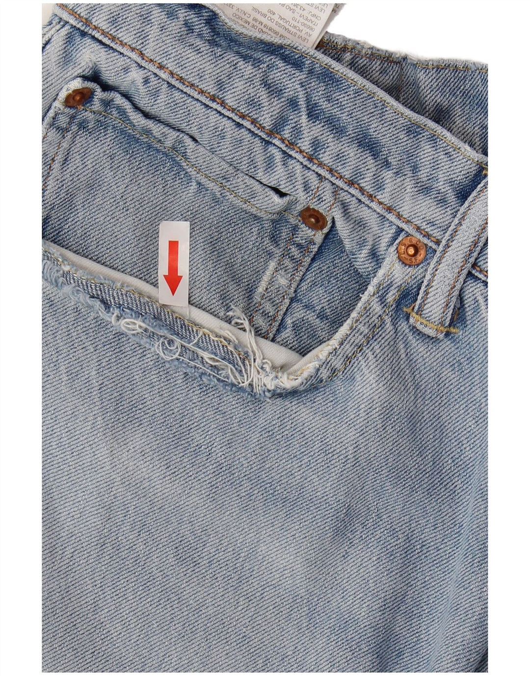 Levi's Uomo 502 Jeans affusolati W36 L32 Cotone blu