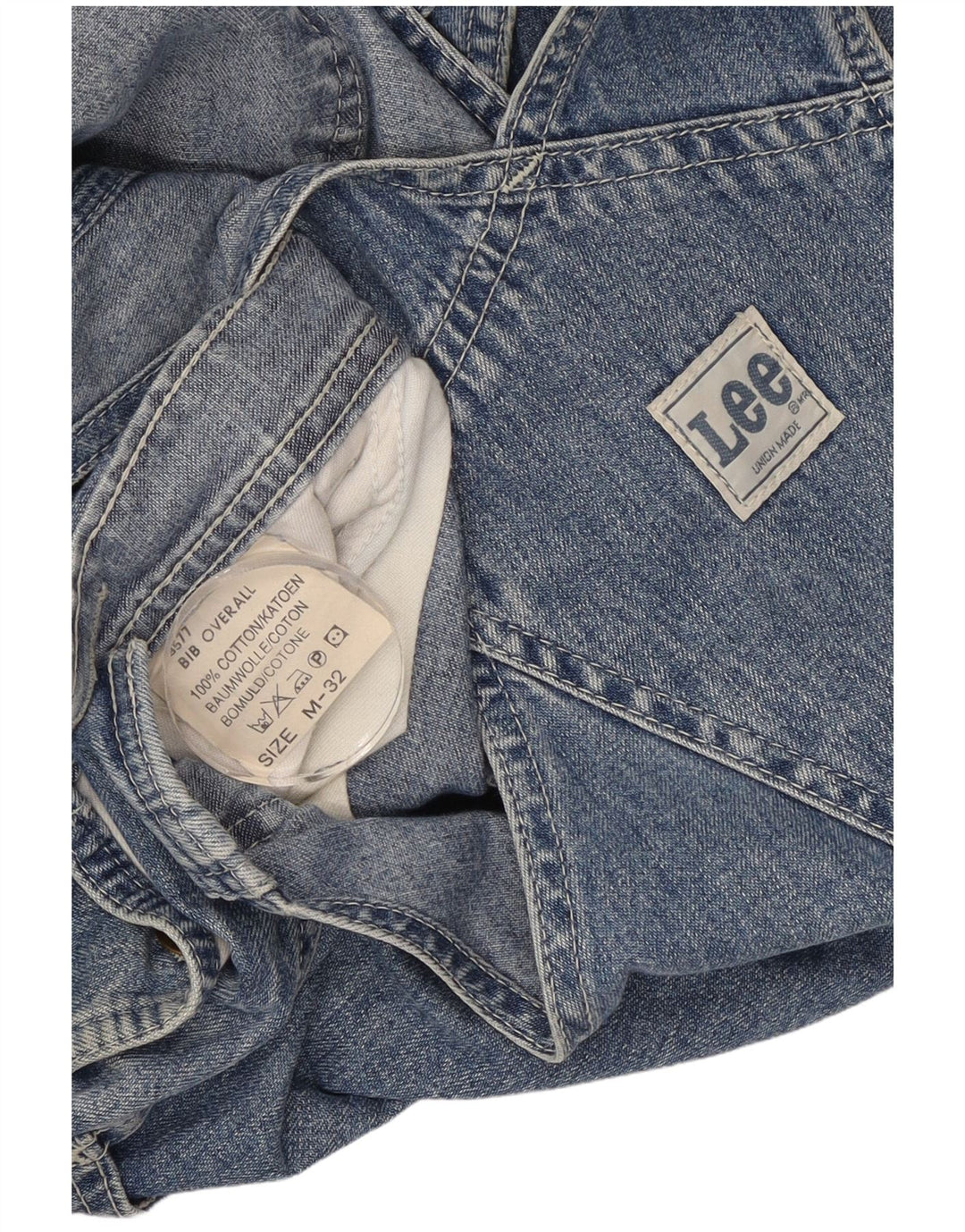 Lee Salopette da uomo Jeans media W32 L32 cotone blu