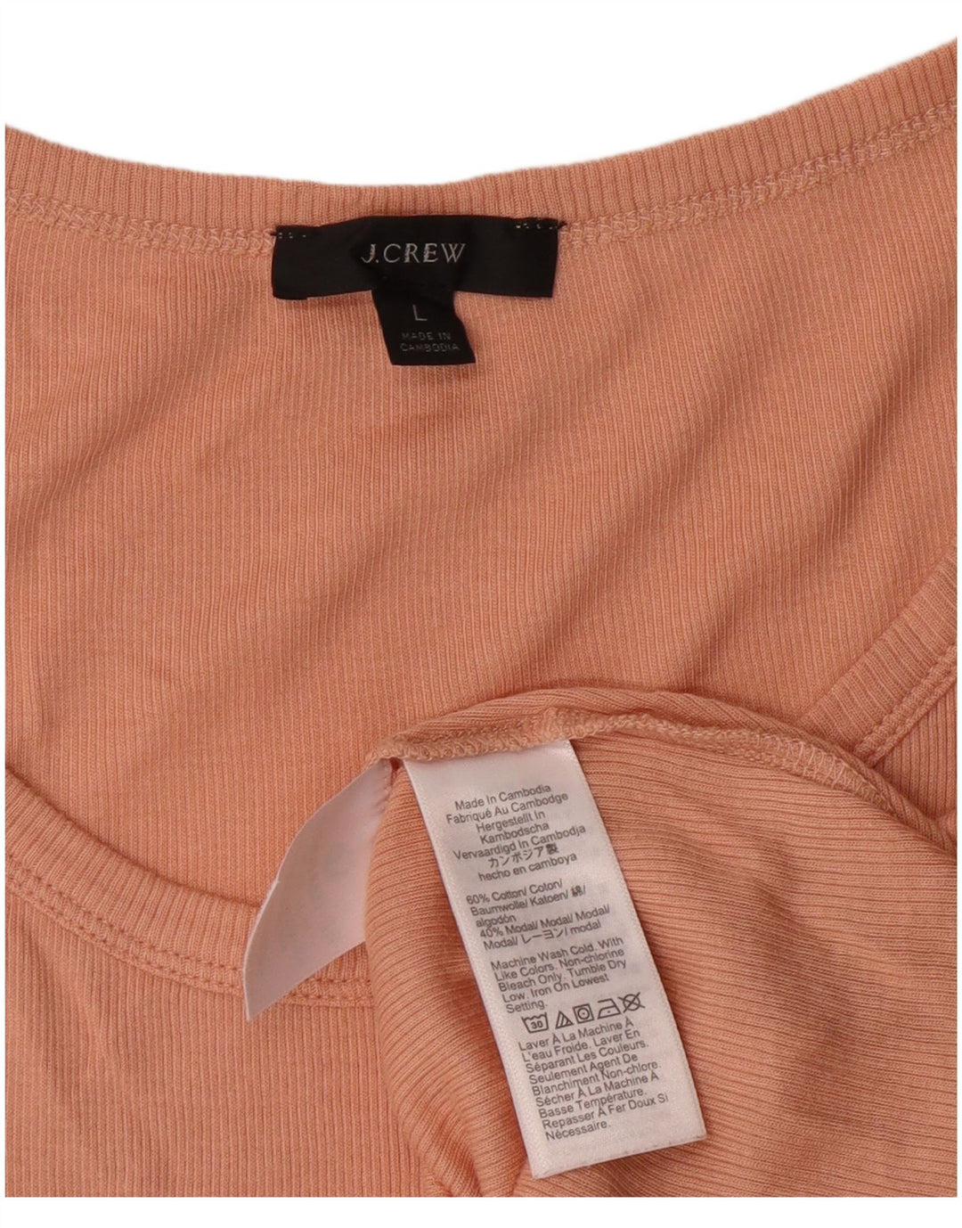 Canotta da donna J. Crew UK 14 grande cotone arancione