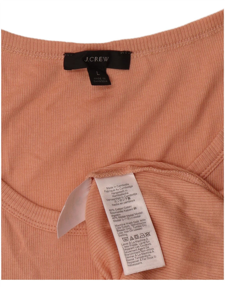 Canotta da donna J. Crew UK 14 grande cotone arancione