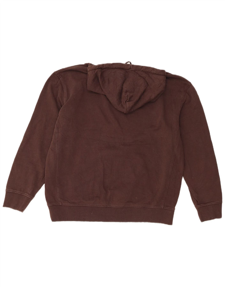 Maglione con cappuccio Lee da uomo, vestibilità regolare, grande, in cotone marrone