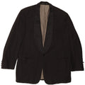 Giacca blazer da uomo a 1 bottone Hugo Boss IT 52 XL lana nera