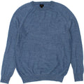J. CREW Mens Crew Neck Jumper Sweater Small Blue Flecked Cotton Vintage J. Crew and Second-Hand J. Crew from Messina Hembry 