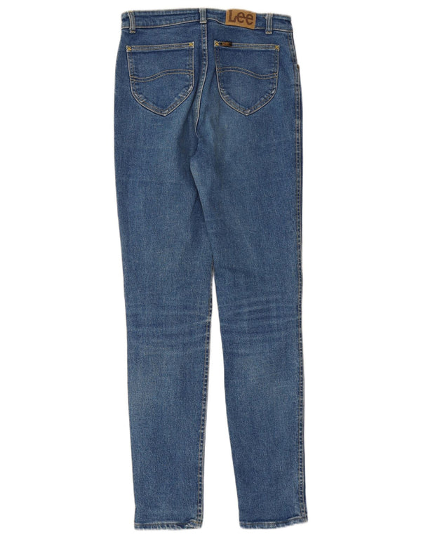 Jeans skinny a vita alta da donna LEE W32 L31 cotone blu