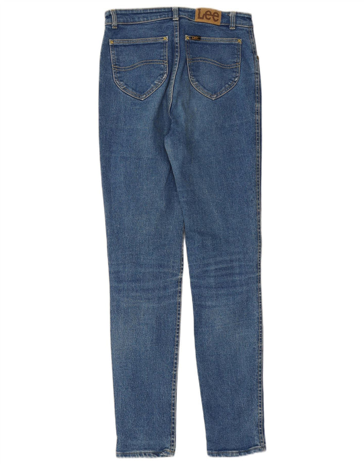 Jeans skinny a vita alta da donna LEE W32 L31 cotone blu