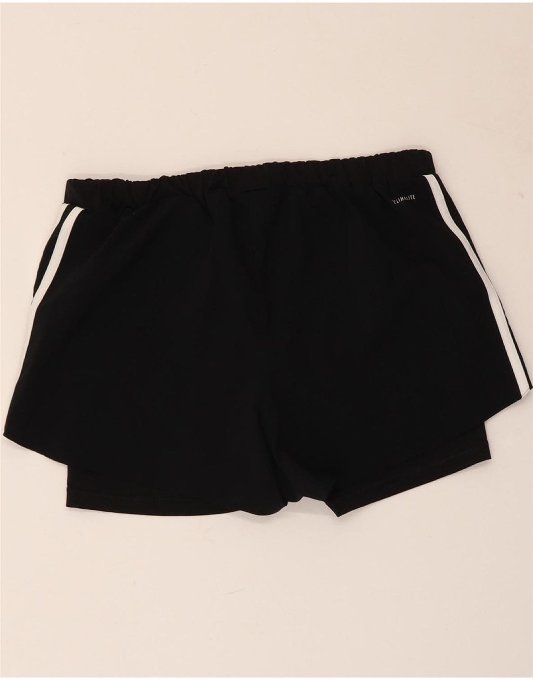 Pantaloncini sportivi ADIDAS Climalite da donna UK 8/10 piccoli poliestere nero