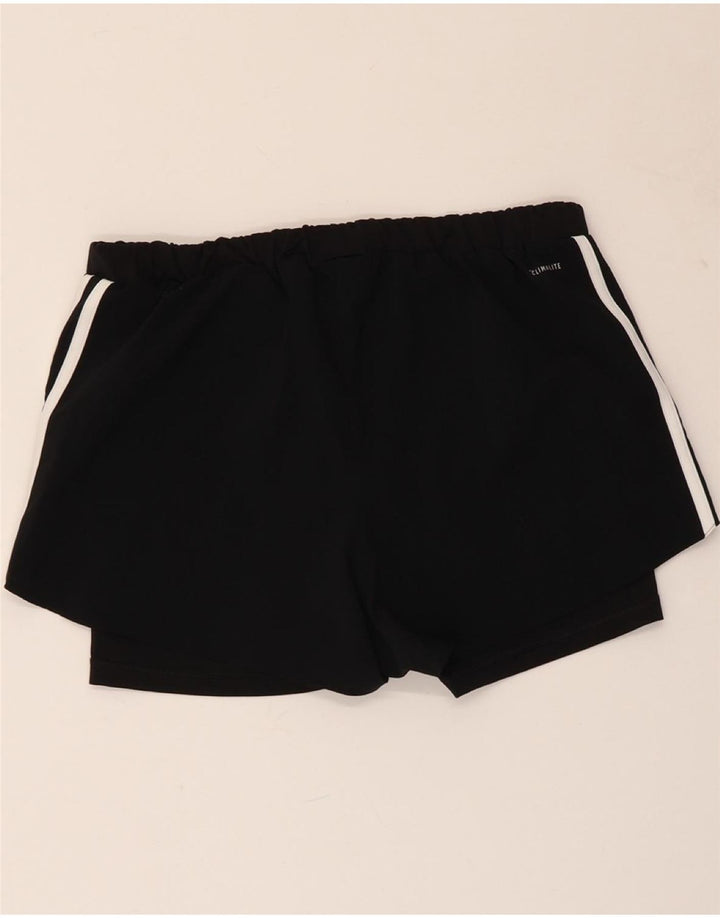 Pantaloncini sportivi ADIDAS Climalite da donna UK 8/10 piccoli poliestere nero