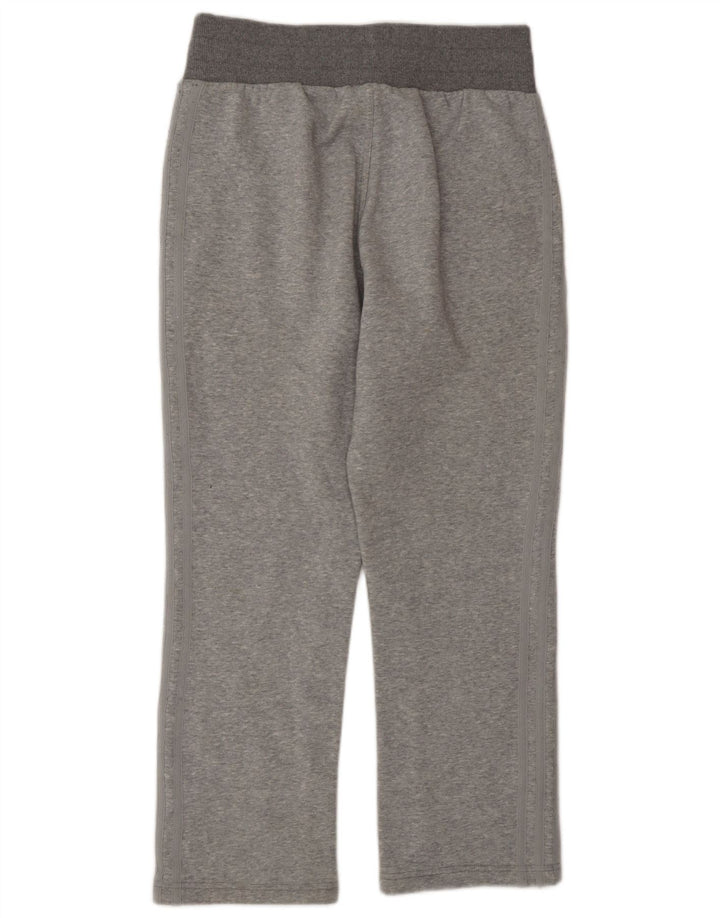 Pantaloni della tuta da donna Adidas UK 14 Cotone color block grigio medio
