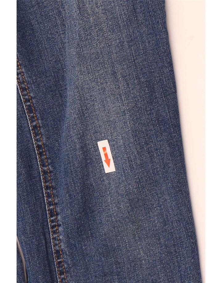 Desigual Jeans Bootcut da donna EU 38 Medio W28 L27 Cotone floreale blu