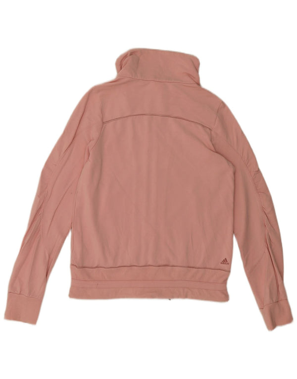 Giacca da ginnastica da donna Adidas UK 12 Medium Pink Modal