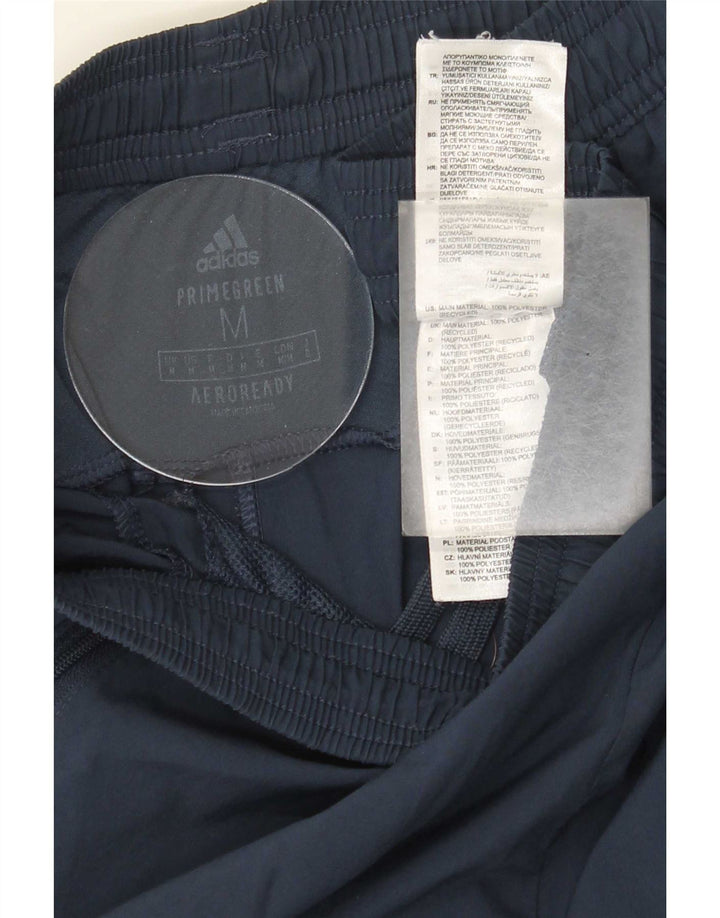 Pantaloncini sportivi Adidas Aeroready da uomo medi in poliestere blu navy