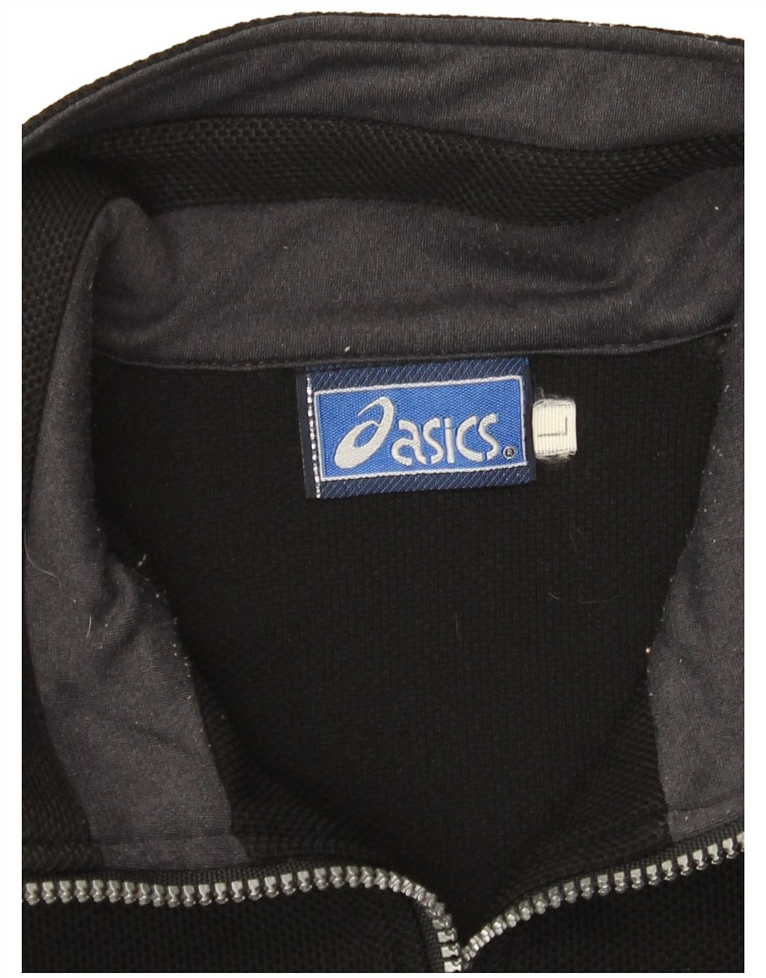 Asics - Giacca da uomo con grafica grafica, giacca grande, color block nero