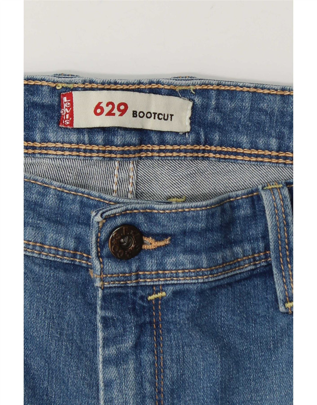 Levi's Uomo 629 Jeans Bootcut W32 L32 Blu