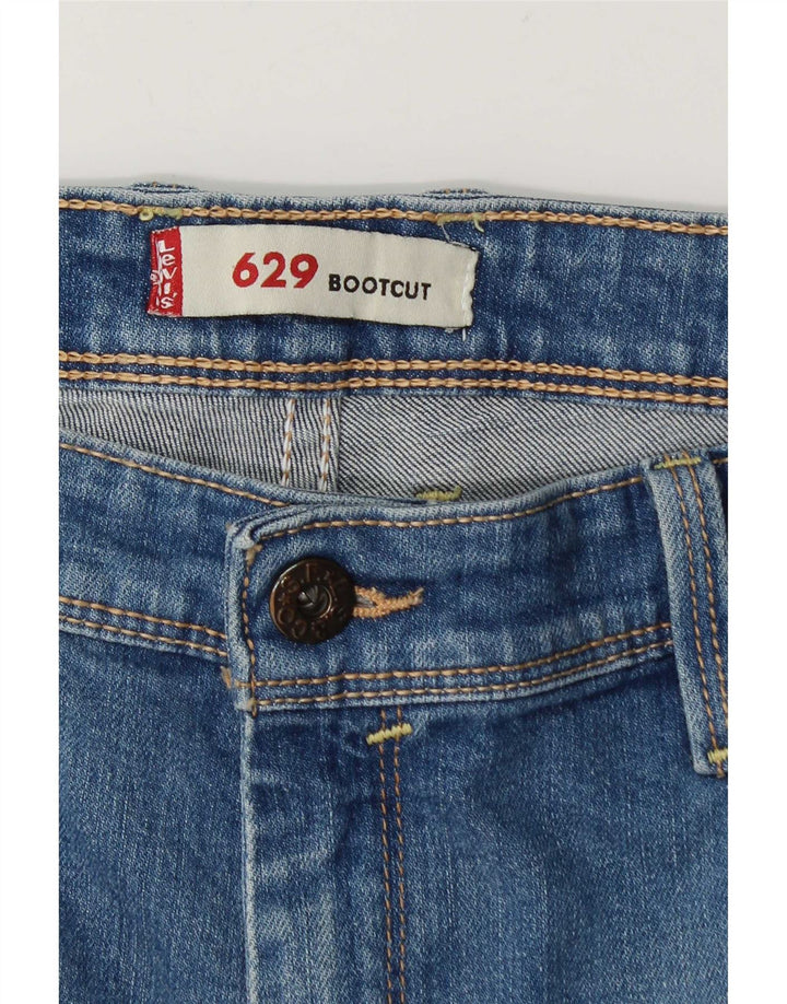 Levi's Uomo 629 Jeans Bootcut W32 L32 Blu