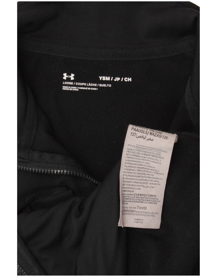 Giacca da tuta da ragazzo Under Armour 7-8 anni piccola sportiva nera