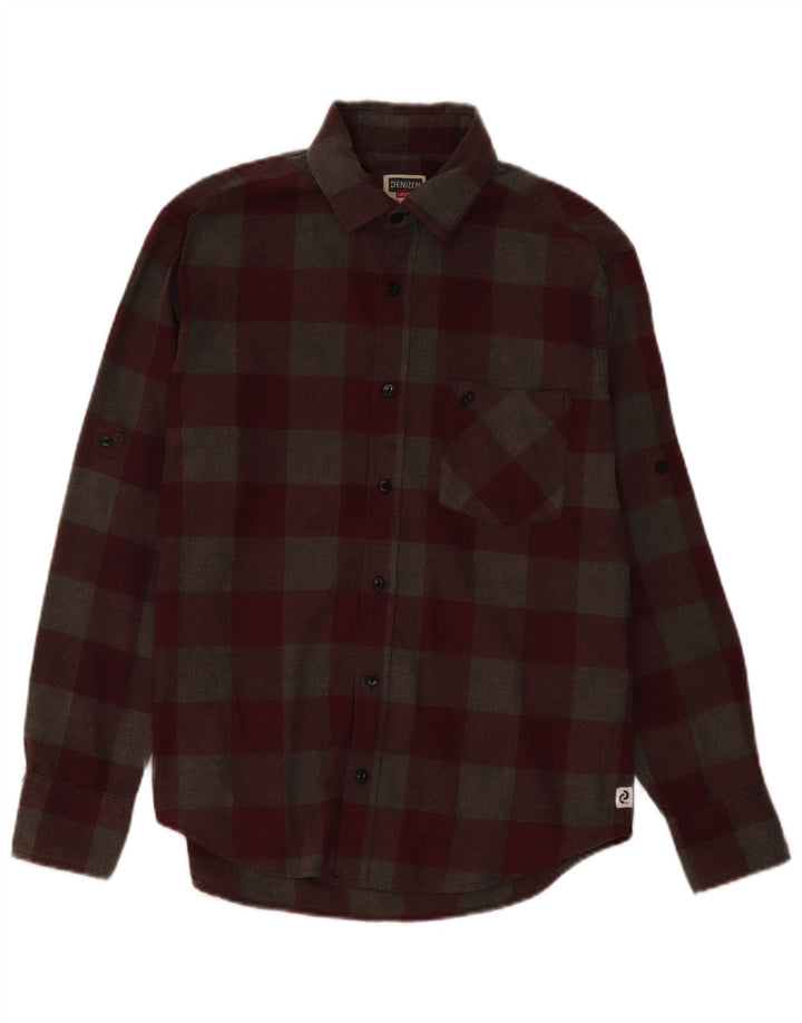 Levi's Camicia da uomo in flanella Denizen a quadretti grigi piccoli