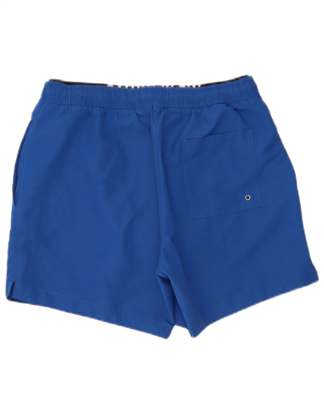 Pantaloncini da bagno grafici da uomo Calvin Klein poliestere blu medio