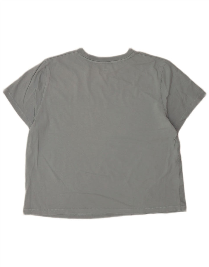 T-shirt grafica corta da donna Levi's Top UK 14 Cotone grigio medio