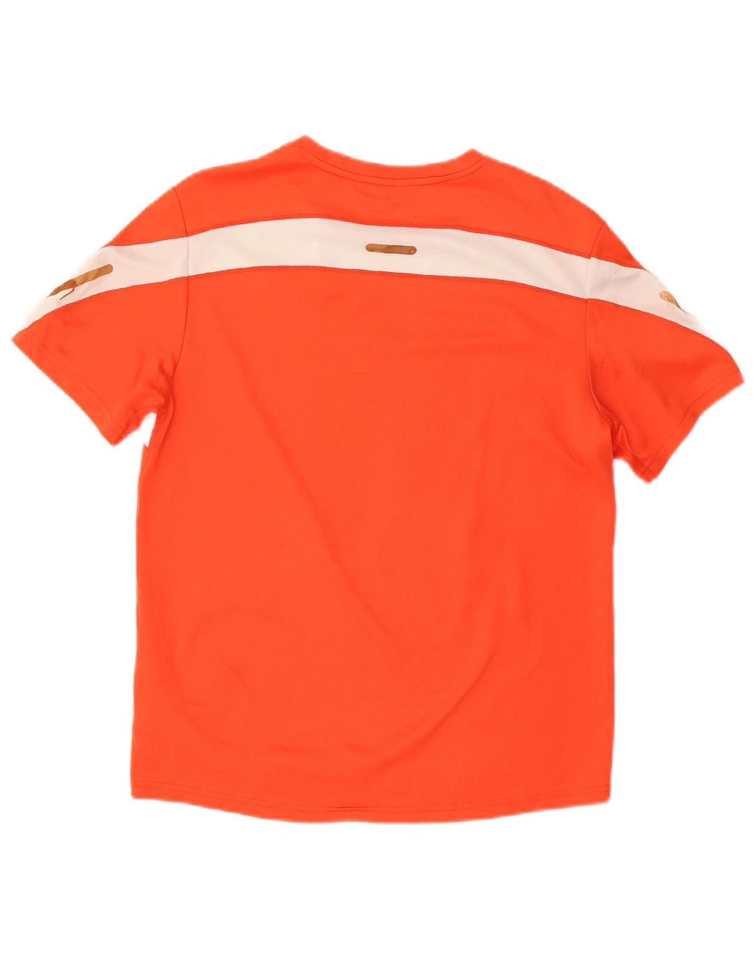 T-shirt da uomo New Balance Top in poliestere color block arancione medio