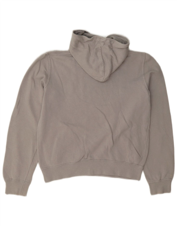 Maglione corto con cappuccio da donna Onyx UK 14 Cotone grigio medio