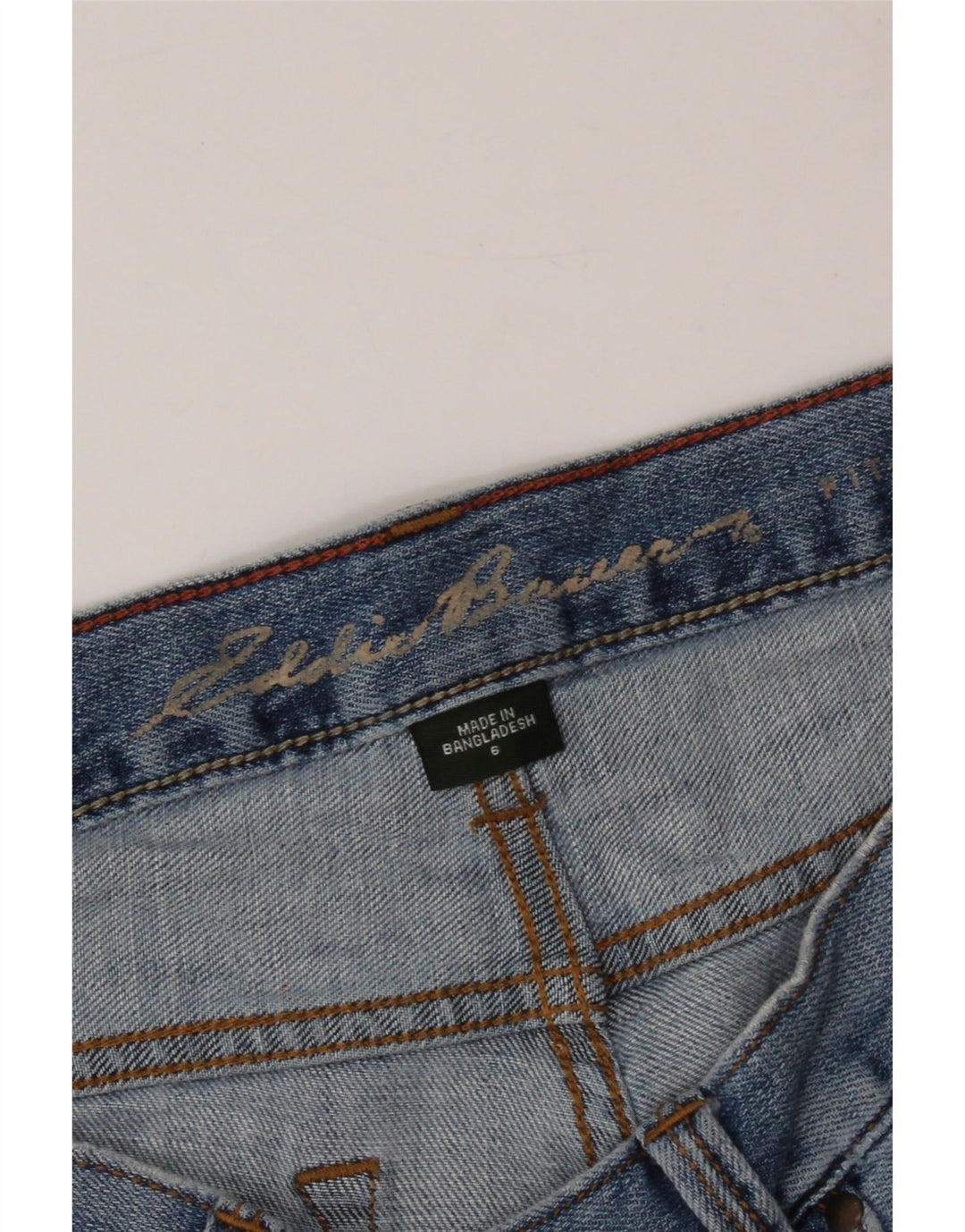 EDDIE BAUER Womens Denim Shorts US 6 Medium W32 Blue Cotton Vintage Eddie Bauer and Second-Hand Eddie Bauer from Messina Hembry 