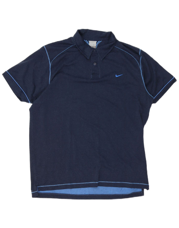Polo grafica da uomo Nike UK 47/48 2XL cotone blu navy