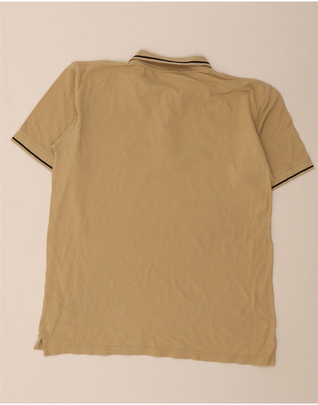 Polo da uomo Fila XL in cotone a righe beige