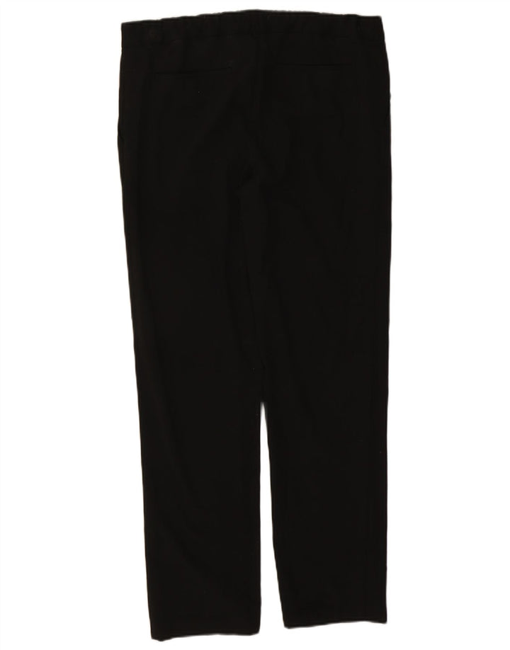 Pantaloni da abito dritti da uomo Marks & Spencer W34 L29 neri