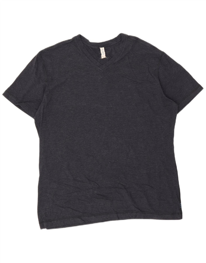 T-shirt da uomo Lululemon Top 2XL cotone blu navy