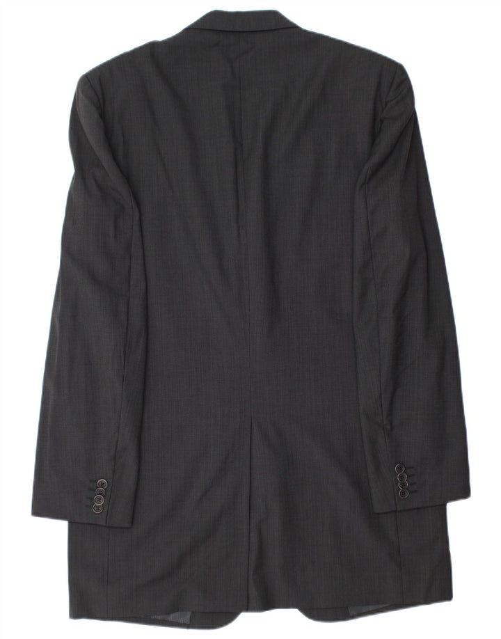 Giacca Blazer 3 Bottoni Uomo Carlo Pignatelli IT 50 Large Grigio Lana Vergine
