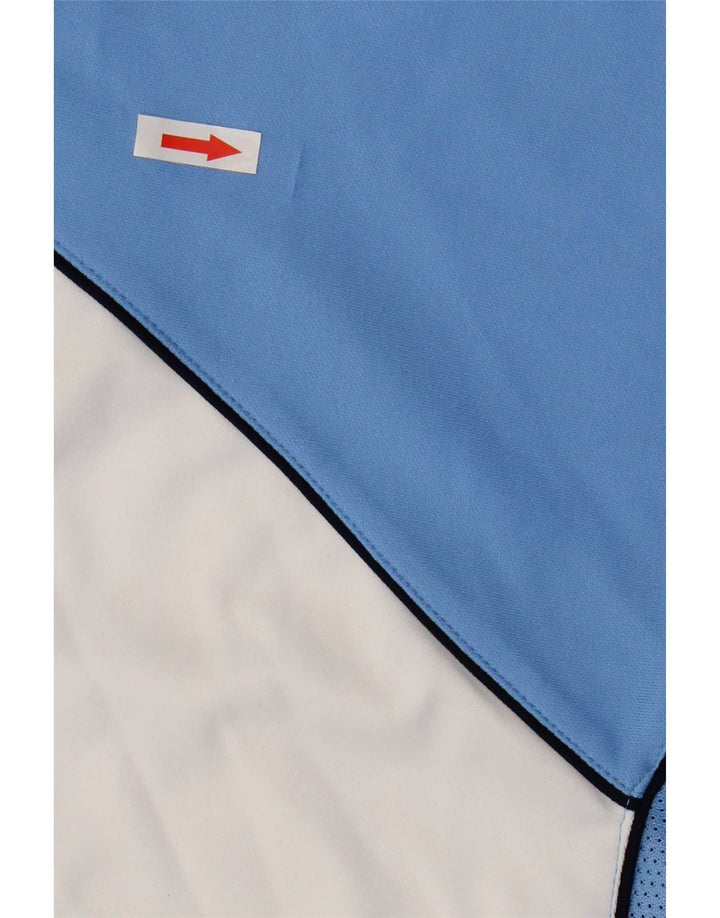 T-shirt grafica da uomo Asics Top in poliestere color block blu medio