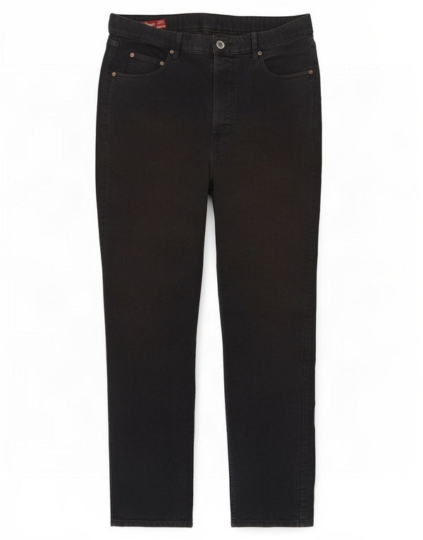 Pantaloni casual dritti da uomo Marlboro Classics W38 L34 cotone nero